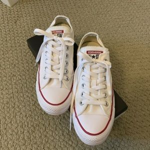 White low top converse